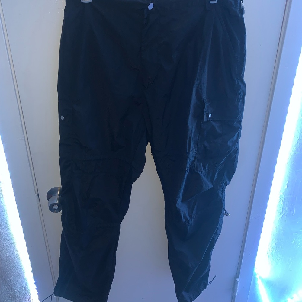 NEW BLACK MNML BUNGEE CORD PANTS